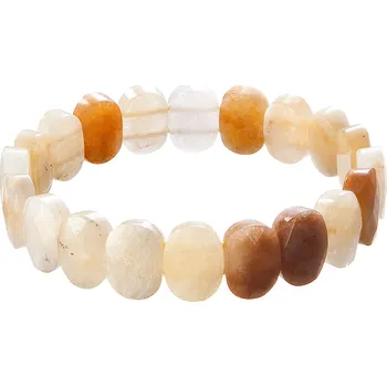 Oblečení a móda Evolution Group Náramek s minerálními kameny citrín 43057.3