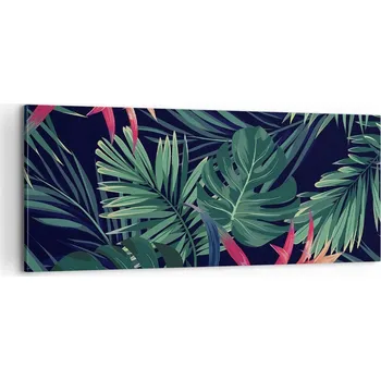 Obraz Foto obraz na plátně canvas 100x40 květiny obývací pokoj ložnice na zeď velký