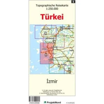Izmir - Topographische Reisekarte 1:250.000 Türkei (Blatt 5) - Mollenhauer, Jens Uwe