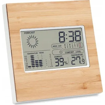 Hodiny Stolní hodiny TURKU hnědé 2,3 cm