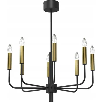 Závěsná lampa Luminex 15 W černá