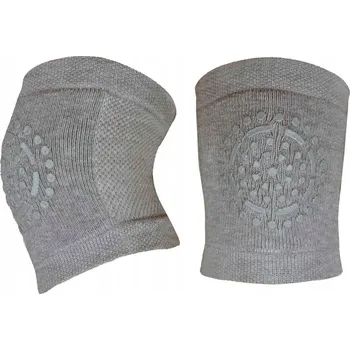 Dětská móda Dětské protiskluzové nákoleníky na lezení, světle šedé, Milusie