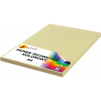 Barevný papír Barevný papír A4 160g hnědý hlinitý v2 50 listů