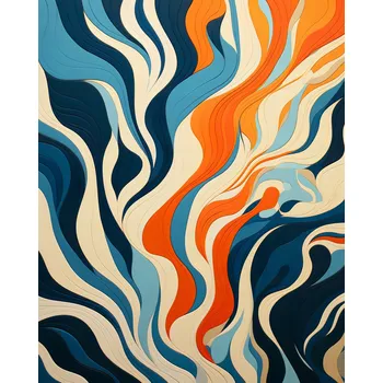 Plakát Plakát Oceánské Vlny bez rámu 40 x 50 cm