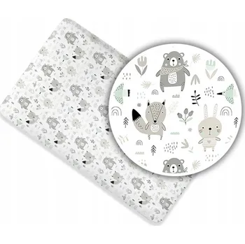 Prostěradlo PROSTĚRADLO BAVLNĚNÉ DO POSTÝLKY 140x70 VZORY!