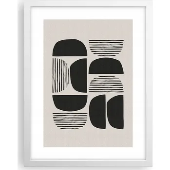 Obraz Obraz plakát v bílém rámu do obýváku 30x40 boho foto plakáty na zeď