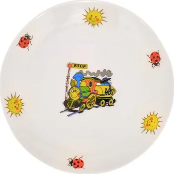 Talíř talíř mělký d21 VLÁČEK porcelán
