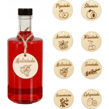 Obraz DŘEVĚNÉ ŠTÍTKY NA LIKÉRY