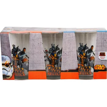 Sklenice Star Wars Sada 3 sklenic - sklenice Disney
