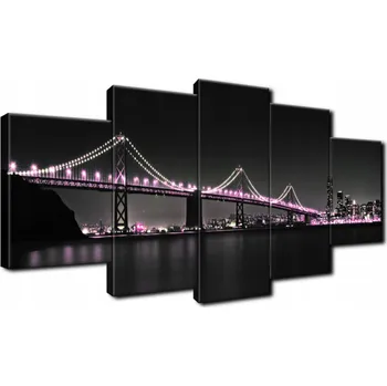 Obraz FOTO OBRAZ do pokoje obýváku 150x70 Most v San Franciscu