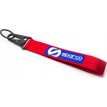 Šňůrka na klíče SPARCO červená JDM