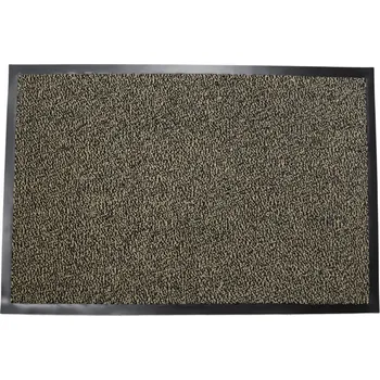 Rohožka Vstupní rohožka 60x90cm Béžovo-černá, ke dveřím, na boty, pogumovaná