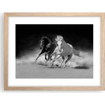 Obraz Obraz plakát v rámu světlý dub do obýváku 40x30 zvířata foto na zeď