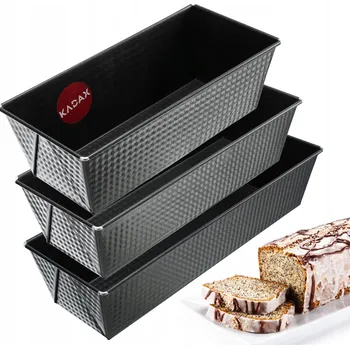 Forma na pečení KADAX FORMA NA BISKUPSKÝ CHLEBÍČEK FORMA NA PEČENÍ SADA XXL 3ks