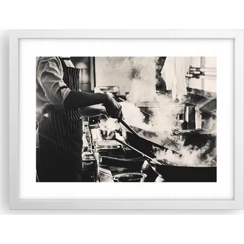 Obraz Obraz plakát v bílém rámu do obýváku 40x30 kuchyně foto plakáty na zeď