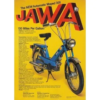 Obraz Cedule Jawa Moped