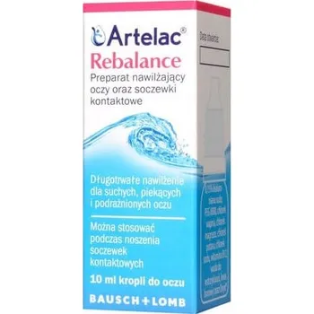 Péče o oční okolí Oční kapky Bausch & Lomb Artelac Rebalance 10 ml