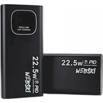 Powerbanka Powerbanka Webski 30000 mAh černá