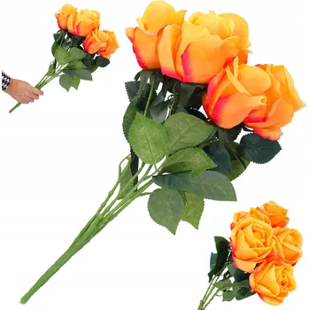 umělá květina Umělé květy růže kytice do vázy aranžmá na balkon jako živé