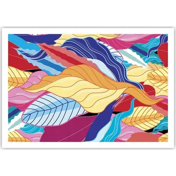 Obraz Plakát na zeď bez rámu 100x70 abstrakce obraz plakáty obývací pokoj ložnice