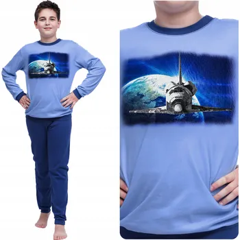 Chlapecké pyžamo Marcinkowski pyžamo modré velikost 134