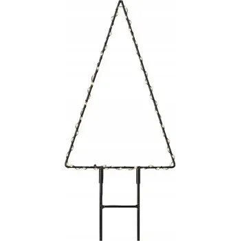 Vánoční dekorace VÁNOČNÍ STROMEK KOVOVÝ VENKOVNÍ LED 47CM