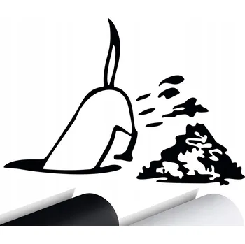 Samolepicí dekorace na vozidlo SAMOLEPKA na auto PES DOG Kryt na díru 11x15 cm