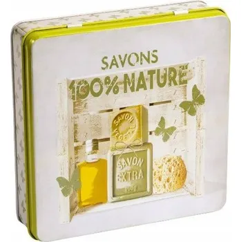 Příslušenství pro čtečku elektronické knihy Kovová Krabička 14x14 cm - 100% Přírodní Mýdla