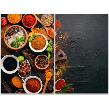 Kuchyňské prkénko Skleněná Ochranná Deska a Krájecí Prkénko | Indukce, Sporák ds-0549