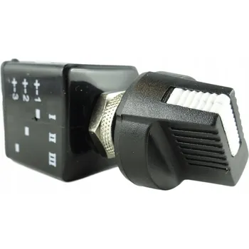 vypínač Otočný přepínač 4-polohový Vypínač 0-1-2-3 Knoflík 4-pin Ventilátor