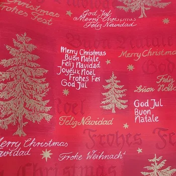 Obraz Červený balicí papír na dárky 70 cm x 2 m 126