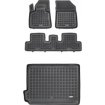 autokoberec Gumová sada autokoberců a rohož do kufru Citroen C4 Grand Picasso II 2013-2018 7 míst