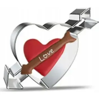 Vykrajovátko VYKRAJOVÁTKO FORMIČKA NA CUKROVÍ PERNÍČKY SRDCE ŠÍP AMORA VALENTÝN