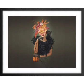 Obraz Foto obraz, plakát na zeď v černém rámu 50x40 abstrakce do obýváku