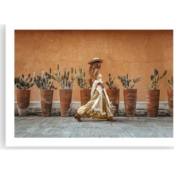 Obraz Plakát bez rámu do obýváku ložnice 70x50 boho moderní módní obraz