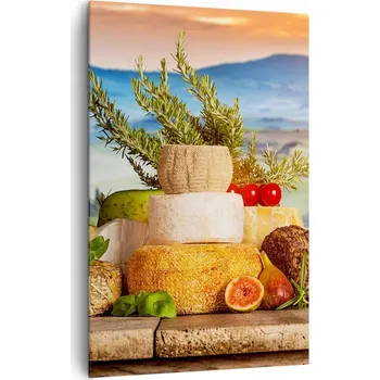 Obraz Velký obraz do obýváku XXL 80x120 Toskánsko moderní, tištěný na plátně