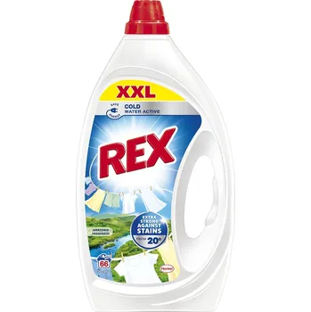 Přípravek na praní Prací gel Rex Amazonia Freshness 66 dávek, 2,97 l
