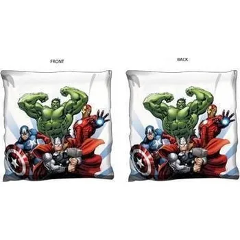 Polštář POLŠTÁŘ OBOUSTRANNÝ POLŠTÁŘ 40 X 40 CM MARVEL AVENGERS SUPER HERO SQUAD