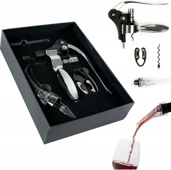 Otvírák SADA NA VÍNO v pouzdro VELKÁ VÝVRTKA otvírák