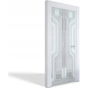 Fototapeta Ochranná fólie na dveře laminovaná - Futuristické dveře 75x205 cm
