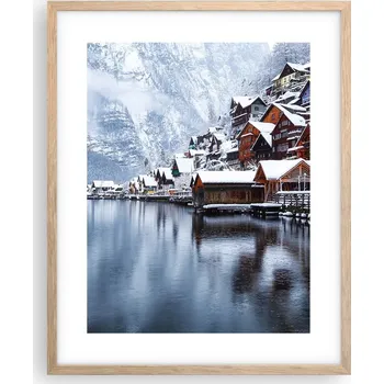 Obraz Obraz plakát na zeď v rámu světlý dub 40x50 krajina plakáty do obývacího pokoje