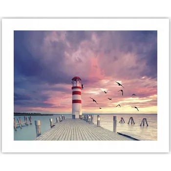 Obraz Obraz plakát na zeď bez rámu 50x40 lucerna foto plakáty do obýváku ložnice