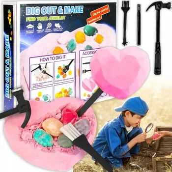 kreativní sada Kreativní sada Zolta – vykopávky krystalů, srdce