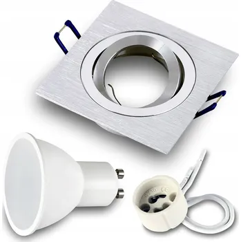 Žárovka Halogenové svítidlo z litého hliníku + LED žárovka GU10 7W 4000K