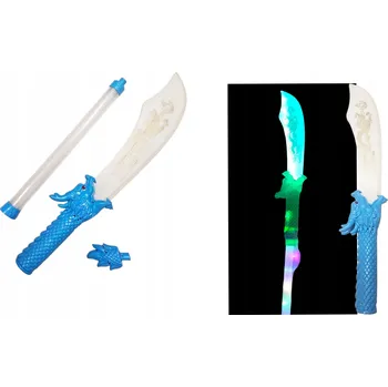 MEČ ŠAVLE VÝCHODNÍ SVÍTÍCÍ MEČ SVÍTÍCÍ 113CM E2090 EMAJ