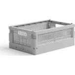 Made Crate Skládací přepravka Misty Grey – mini