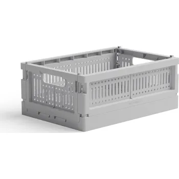 Úložný box Made Crate Skládací přepravka Misty Grey – mini