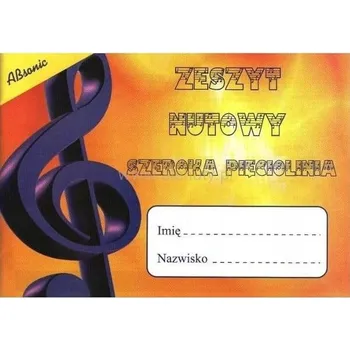 Sešit Sešit na noty B5 Absonic, 16 listů