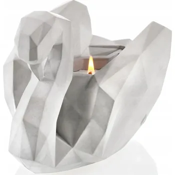 Svícen Ozdobný svícen Labuť 3D - dekorativní svícen na svíčky