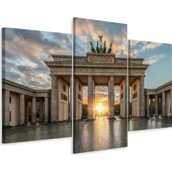 Obraz Obraz TRYPTYK Braniborská brána Berlín 60x40